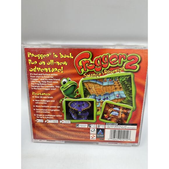 Frogger 2 Swampy's Revenge (Sega Dreamcast, 2000) Complete With Manual TESTED - Picture 2 of 6